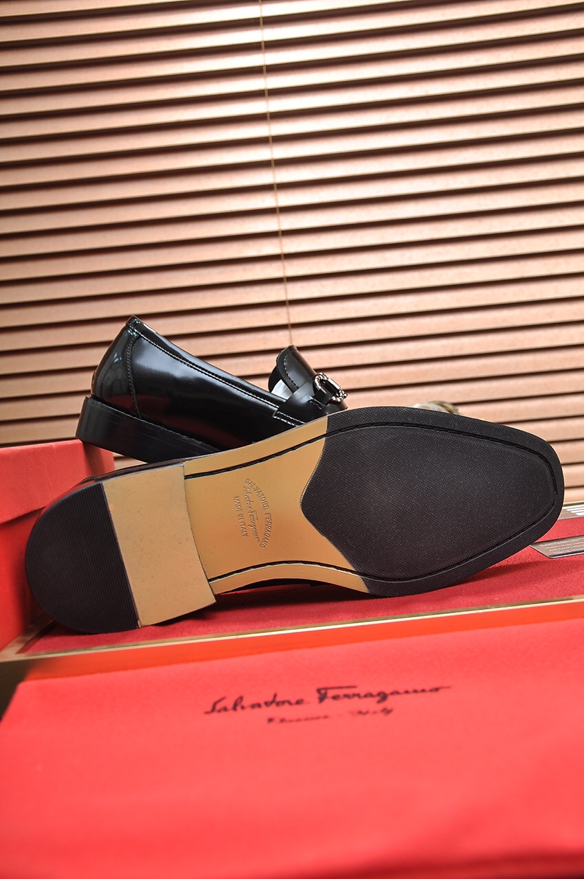 Factory [Ferragamo / Ferragamo] contador últimos modelos Original importado borde abierto superior d