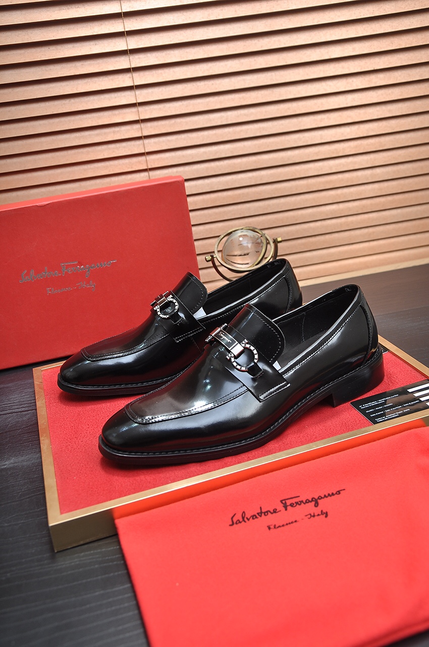 Factory [Ferragamo / Ferragamo] contador últimos modelos Original importado borde abierto superior d