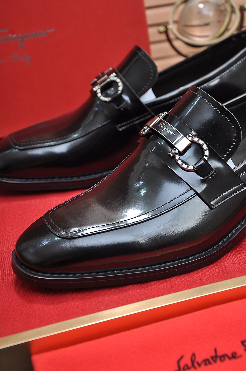 Factory [Ferragamo / Ferragamo] contador últimos modelos Original importado borde abierto superior d