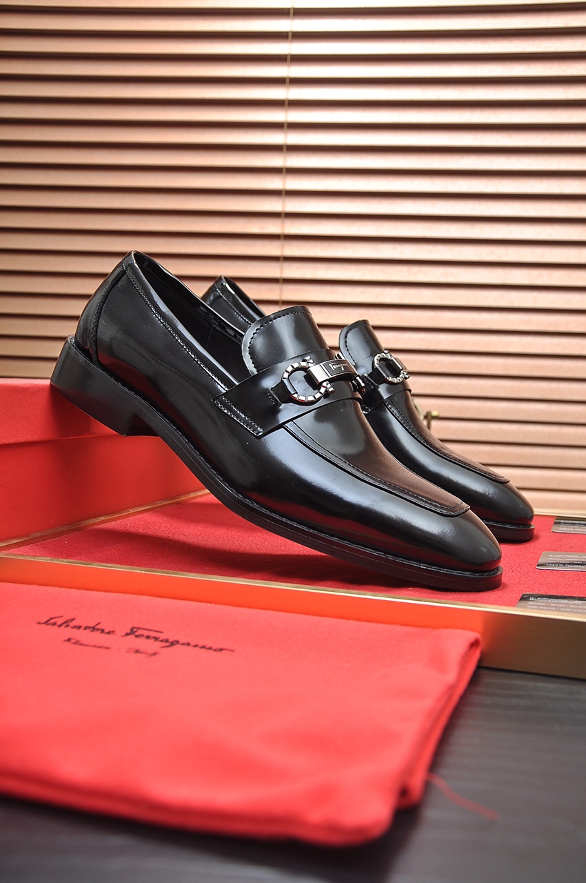 Factory [Ferragamo / Ferragamo] contador últimos modelos Original importado borde abierto superior d