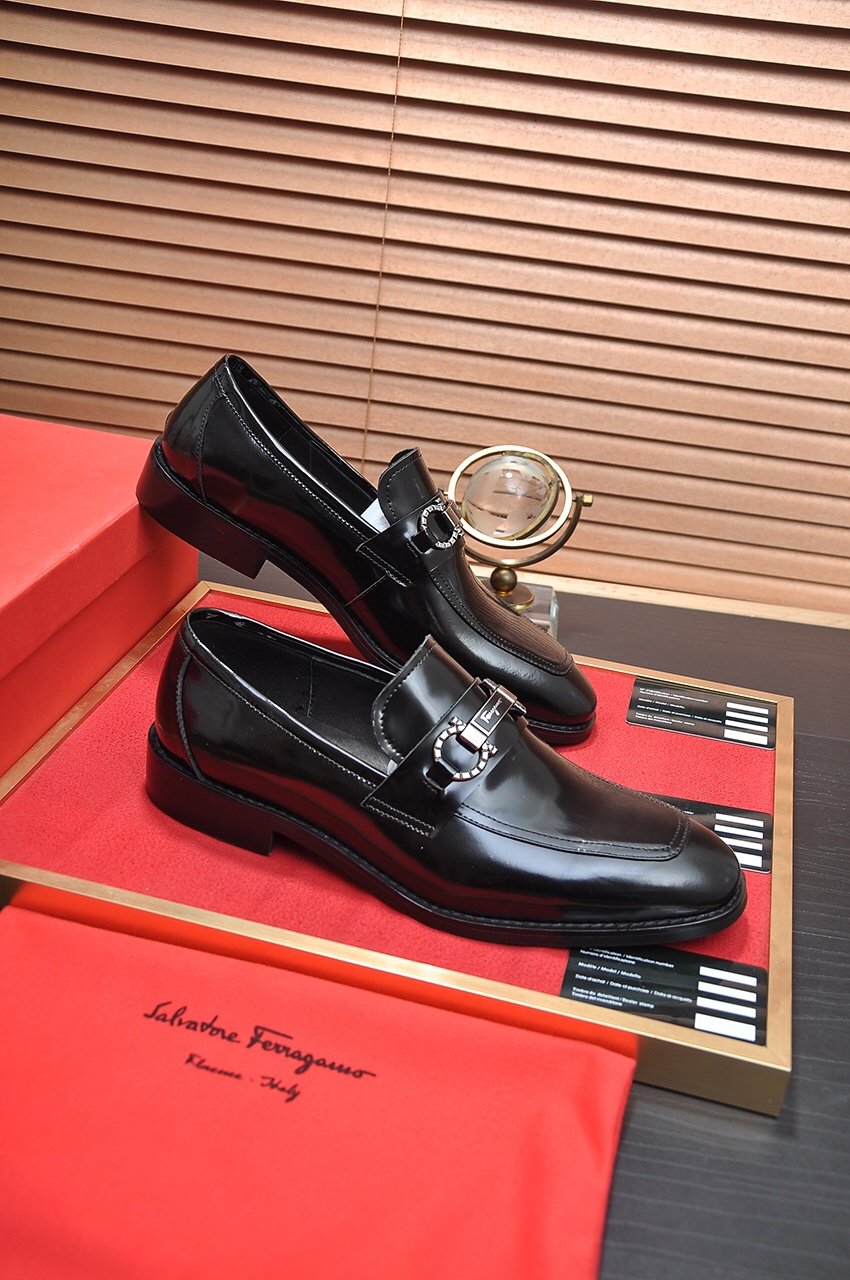 Factory [Ferragamo / Ferragamo] contador últimos modelos Original importado borde abierto superior d