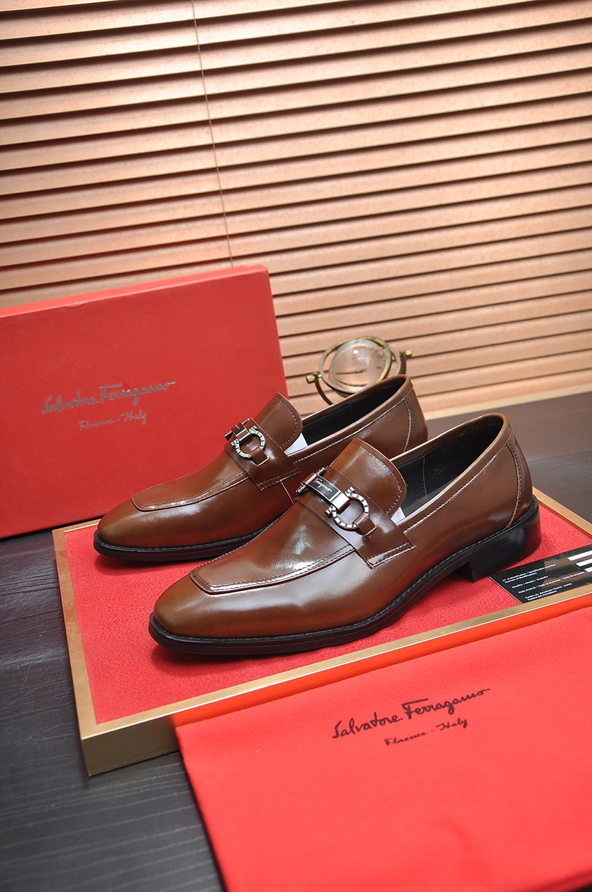 fábrica [Ferragamo / Ferragamo] contrarrestar los últimos modelos original importado borde abierto s