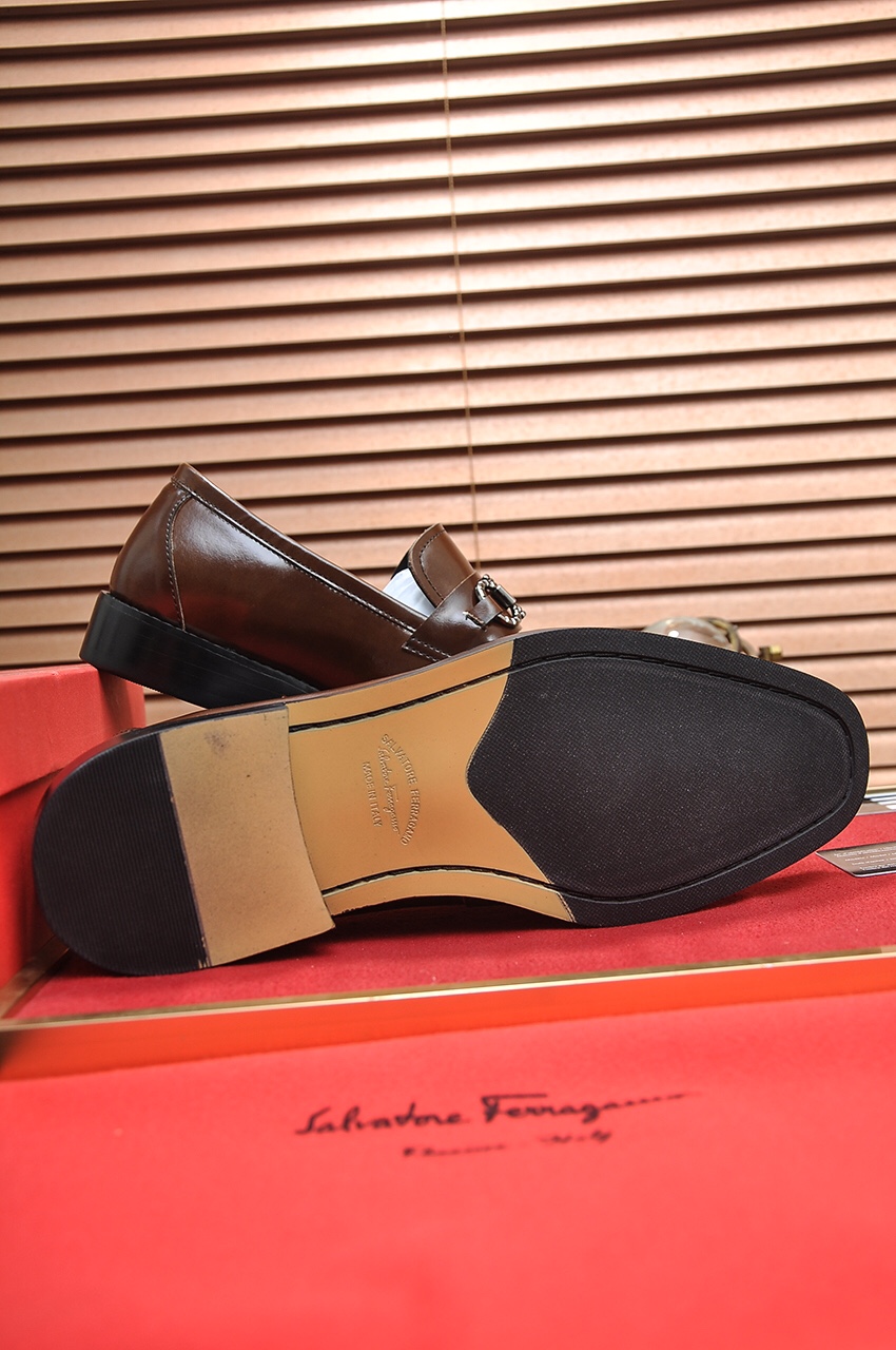 fábrica [Ferragamo / Ferragamo] contrarrestar los últimos modelos original importado borde abierto s