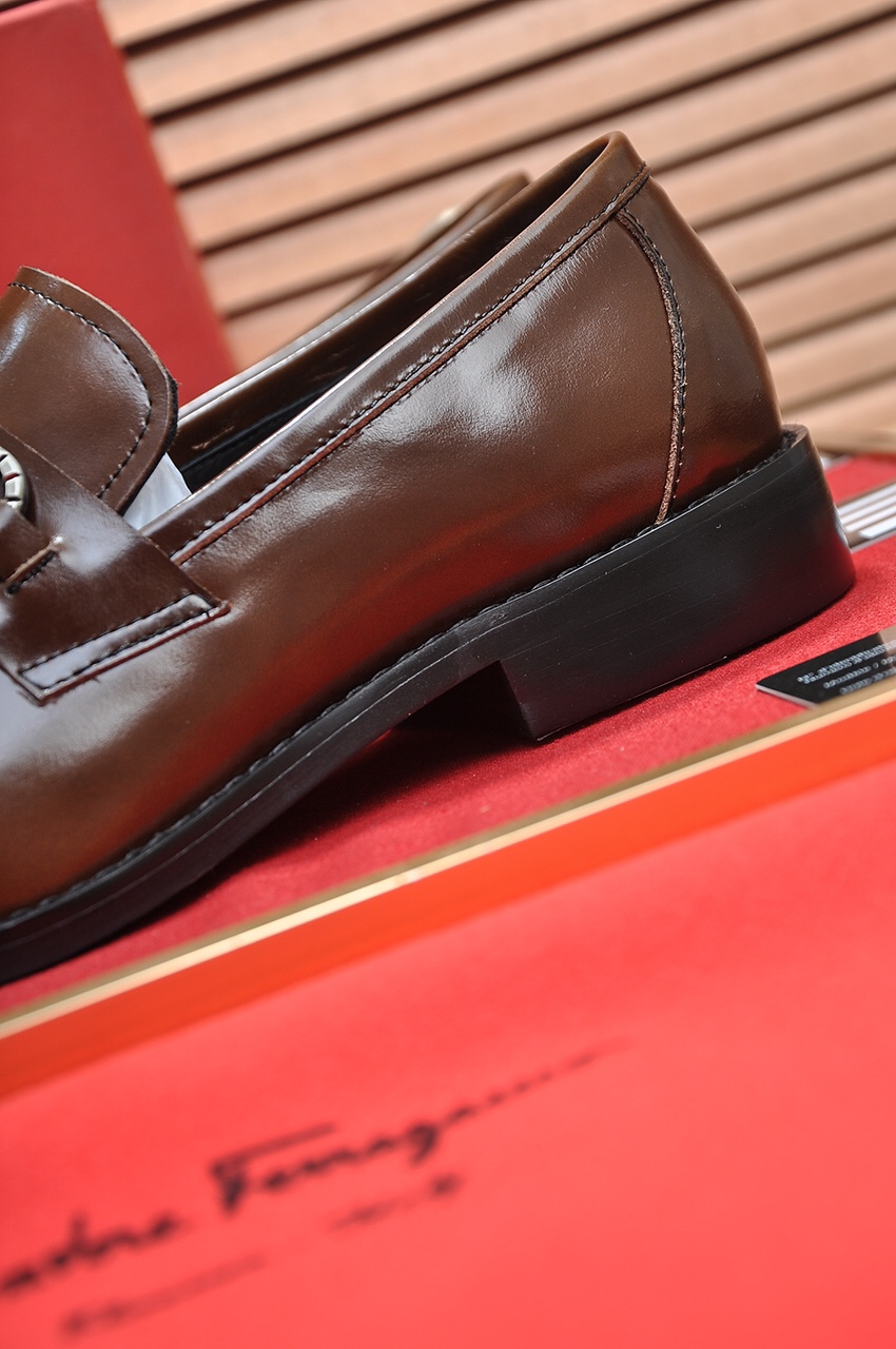 fábrica [Ferragamo / Ferragamo] contrarrestar los últimos modelos original importado borde abierto s