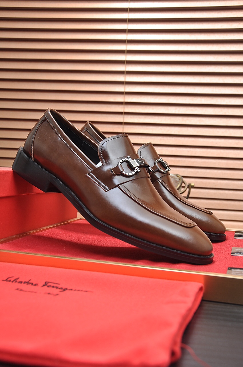 fábrica [Ferragamo / Ferragamo] contrarrestar los últimos modelos original importado borde abierto s