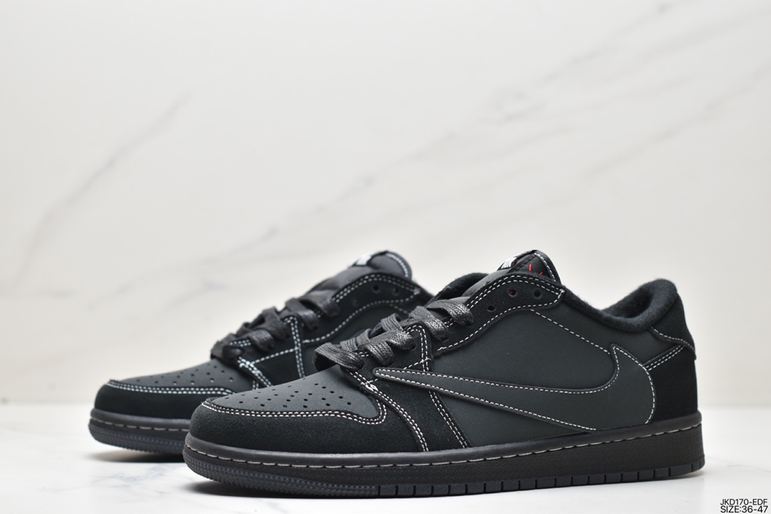 160 Nike Air Jordan 1 Low OG SP”Black/Phantom”AJ1乔丹一代DM7866-001
