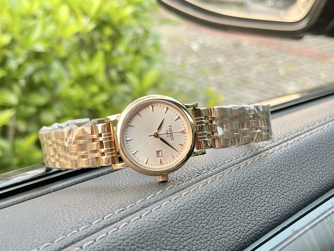 “TISSOT 32622-KIM+20 Couple Watch: Imported Stone Core, Steel Belt, 316L Steel, 40mm Men’s, 30mm Women’s” - 图片 6