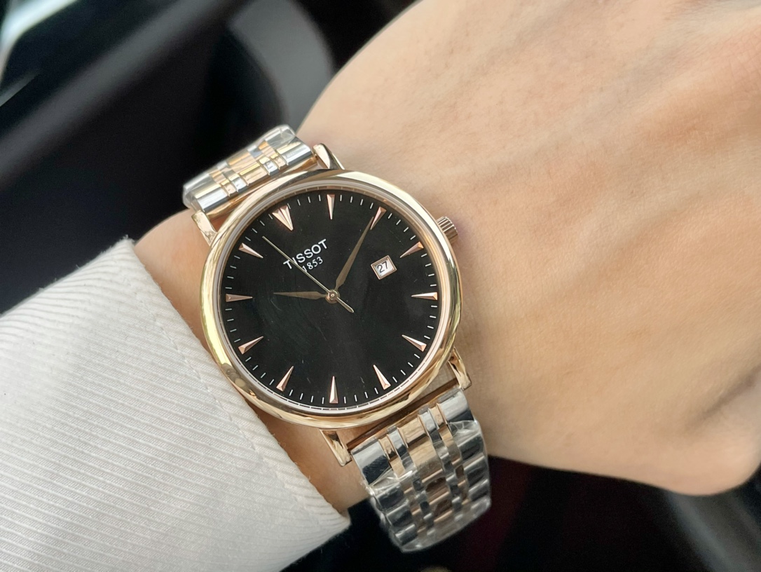 “TISSOT 32622-KIM+20 Couple Watch: Imported Stone Core, Steel Belt, 316L Steel, 40mm Men’s, 30mm Women’s” - 图片 5