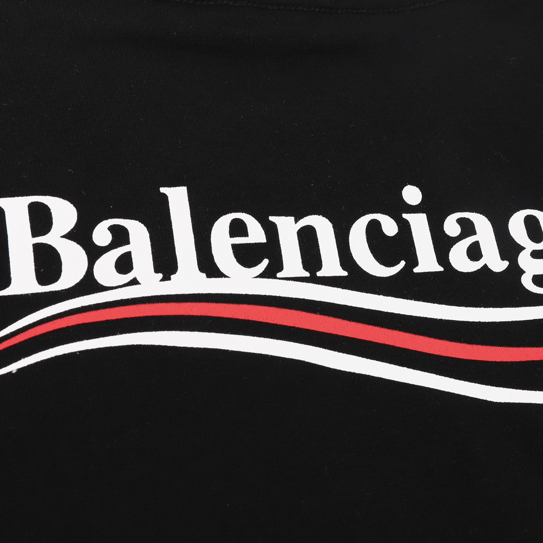 Balenciaga/巴黎世家 可乐波浪印花短袖