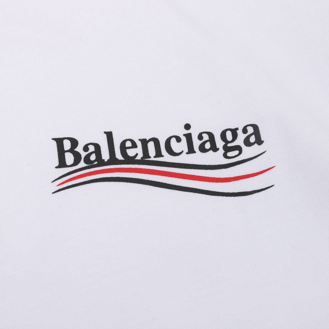 Balenciaga/巴黎世家 可乐波浪印花短袖