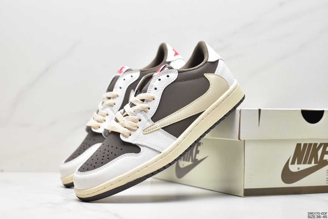 110 fragment design x Travis Scott x Nike Air Jordan 1 Low OG SP”Military Blue”AJ1乔丹一代DM7866-140