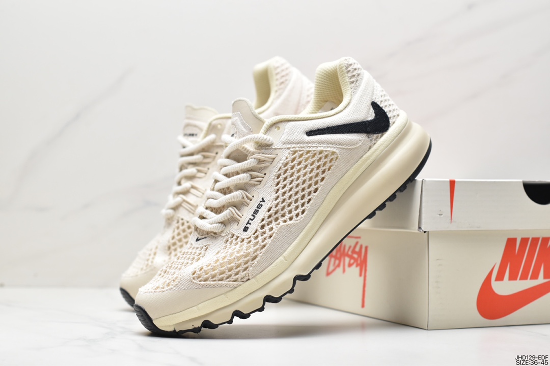 190 美国元祖街头潮牌-斯图西/Stussy x Nike Air Max 2015”Fossil”慢跑鞋 DO2461-001