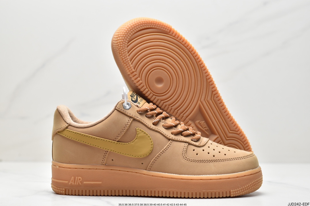 140 Nike Air Force1 Low AF1 经典款小麦色空军一号低帮休闲板鞋 CJ9179-200