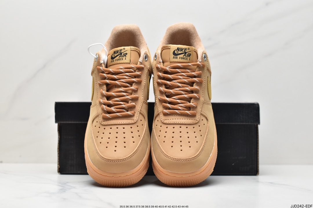 140 Nike Air Force1 Low AF1 经典款小麦色空军一号低帮休闲板鞋 CJ9179-200