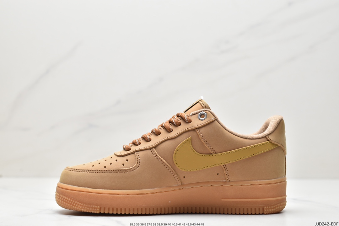 140 Nike Air Force1 Low AF1 经典款小麦色空军一号低帮休闲板鞋 CJ9179-200