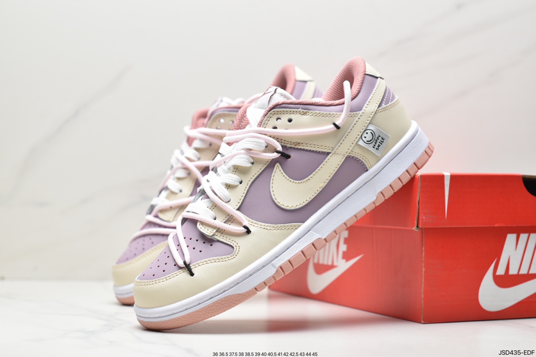 200 Nike SB Dunk Low”Milk White/Pink/Smile”扣篮DJ6188-100