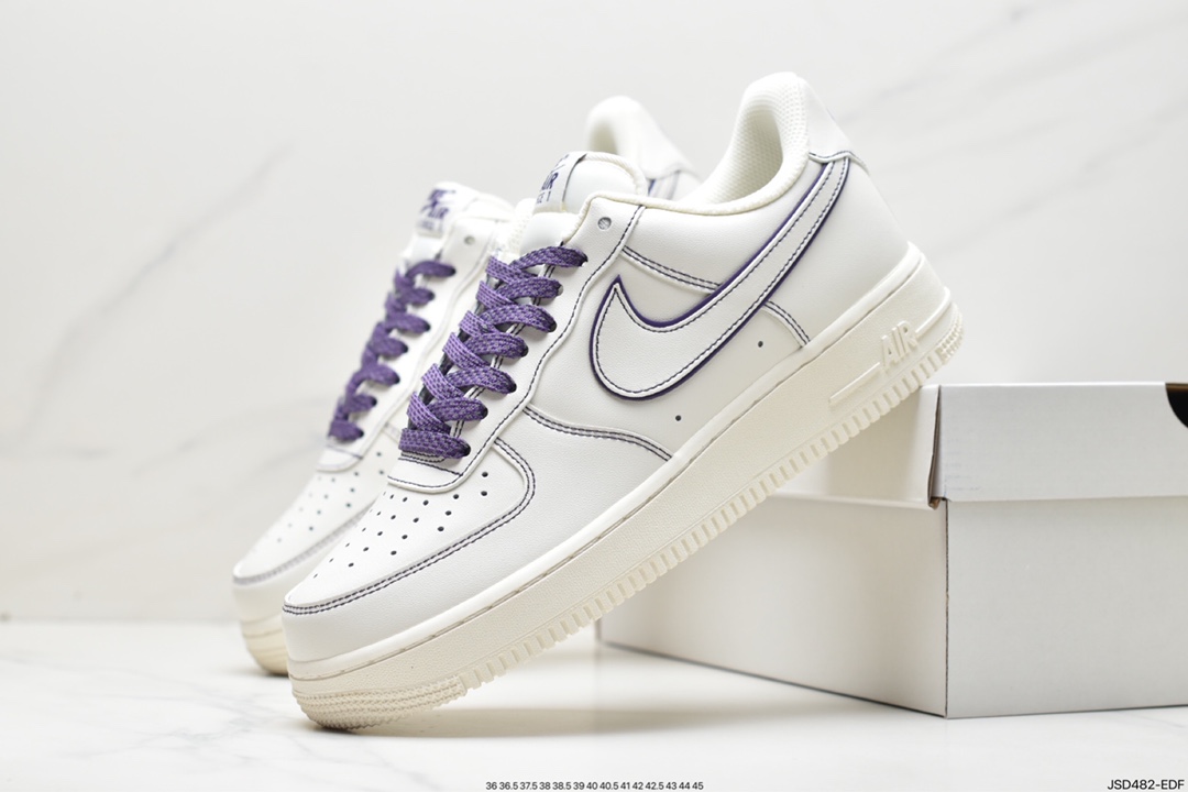 200 Nike Air Force 1 '07 Low 兔八哥白紫3M 315122-303