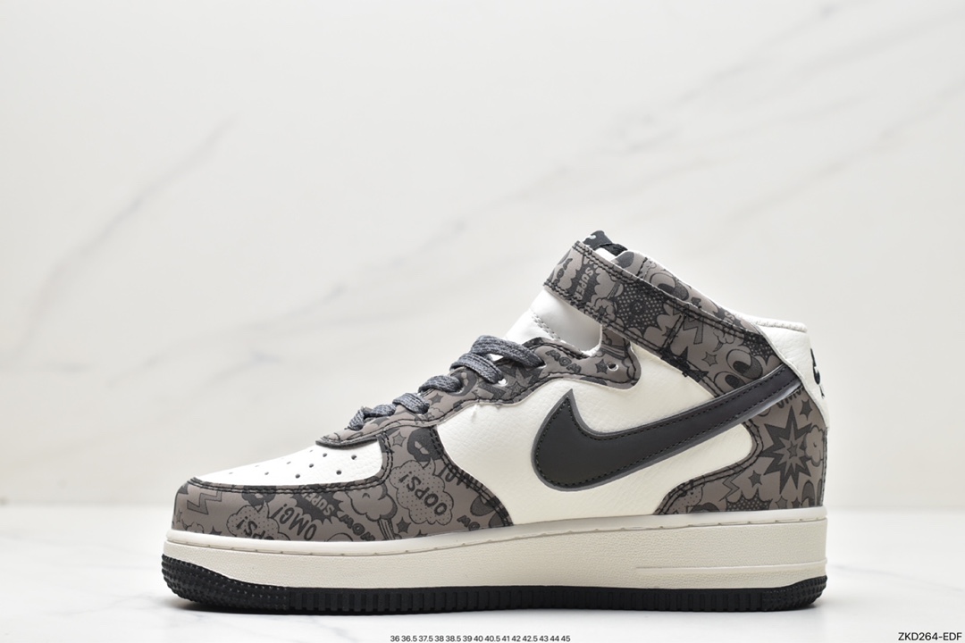 270 Nike Air Force 1'07 Mid ”Hacker” 黑客帝国主题 空军一号中邦休闲板鞋 ZG0088-911