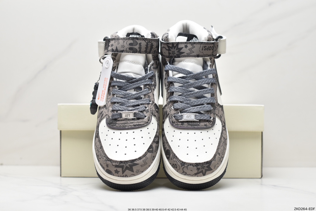 270 Nike Air Force 1'07 Mid ”Hacker” 黑客帝国主题 空军一号中邦休闲板鞋 ZG0088-911