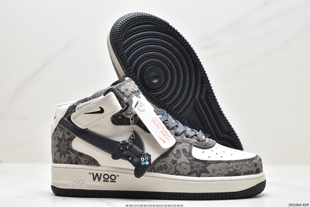 270 Nike Air Force 1'07 Mid ”Hacker” 黑客帝国主题 空军一号中邦休闲板鞋 ZG0088-911