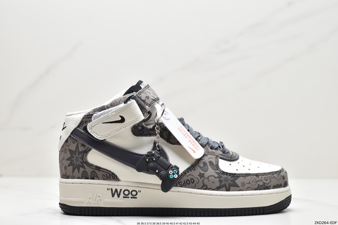 270 Nike Air Force 1’07 Mid ”Hacker” 黑客帝国主题 空军一号中邦休闲板鞋 ZG0088-911