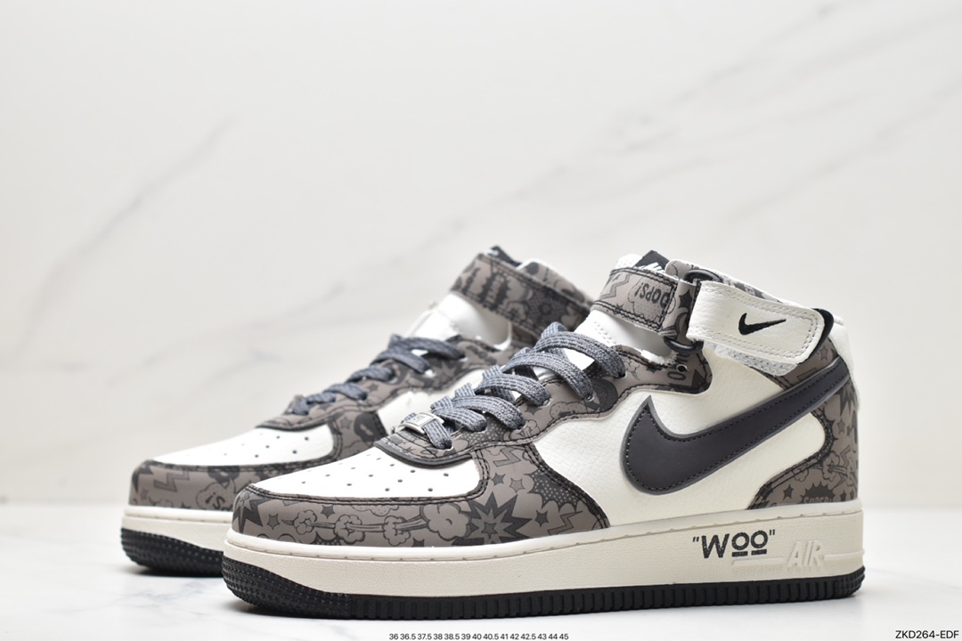 270 Nike Air Force 1'07 Mid ”Hacker” 黑客帝国主题 空军一号中邦休闲板鞋 ZG0088-911