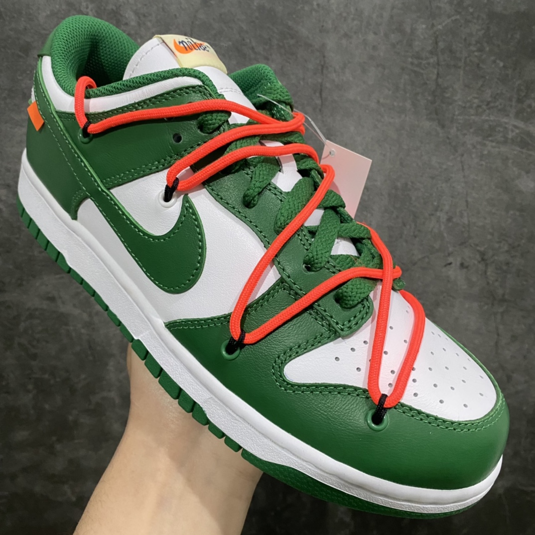 M version Off-White x Futura x Nike SB Dunk OW joint white and green CT0856-100