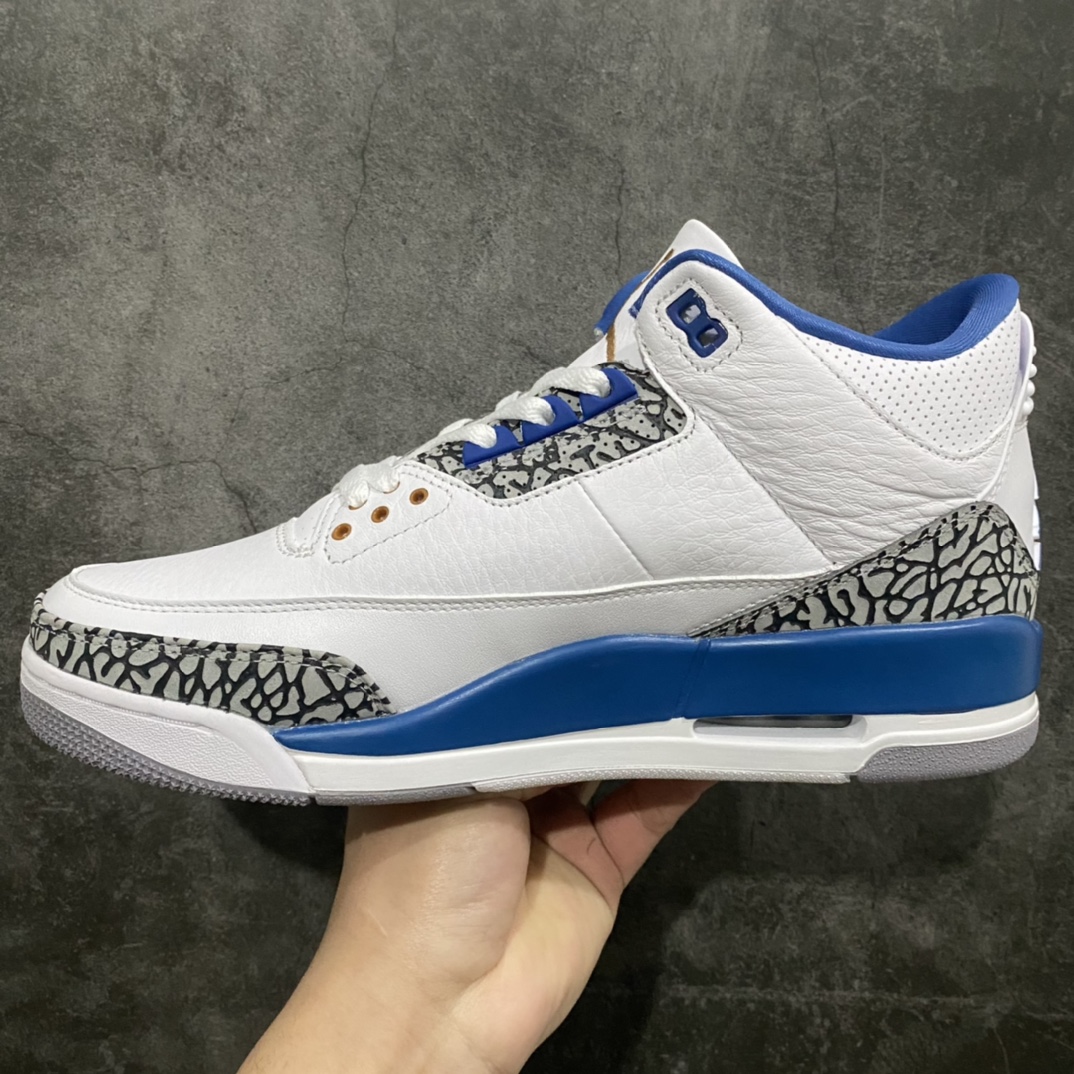 图片[2]-莞产纯原Air Jordan 3 “Wizards”naj3奇才队 白蓝出货！n市面最稳aj3工厂出品，懂得都懂 货号：CT8532-148 尺码：40.5-47.5-莆田鞋批发中心