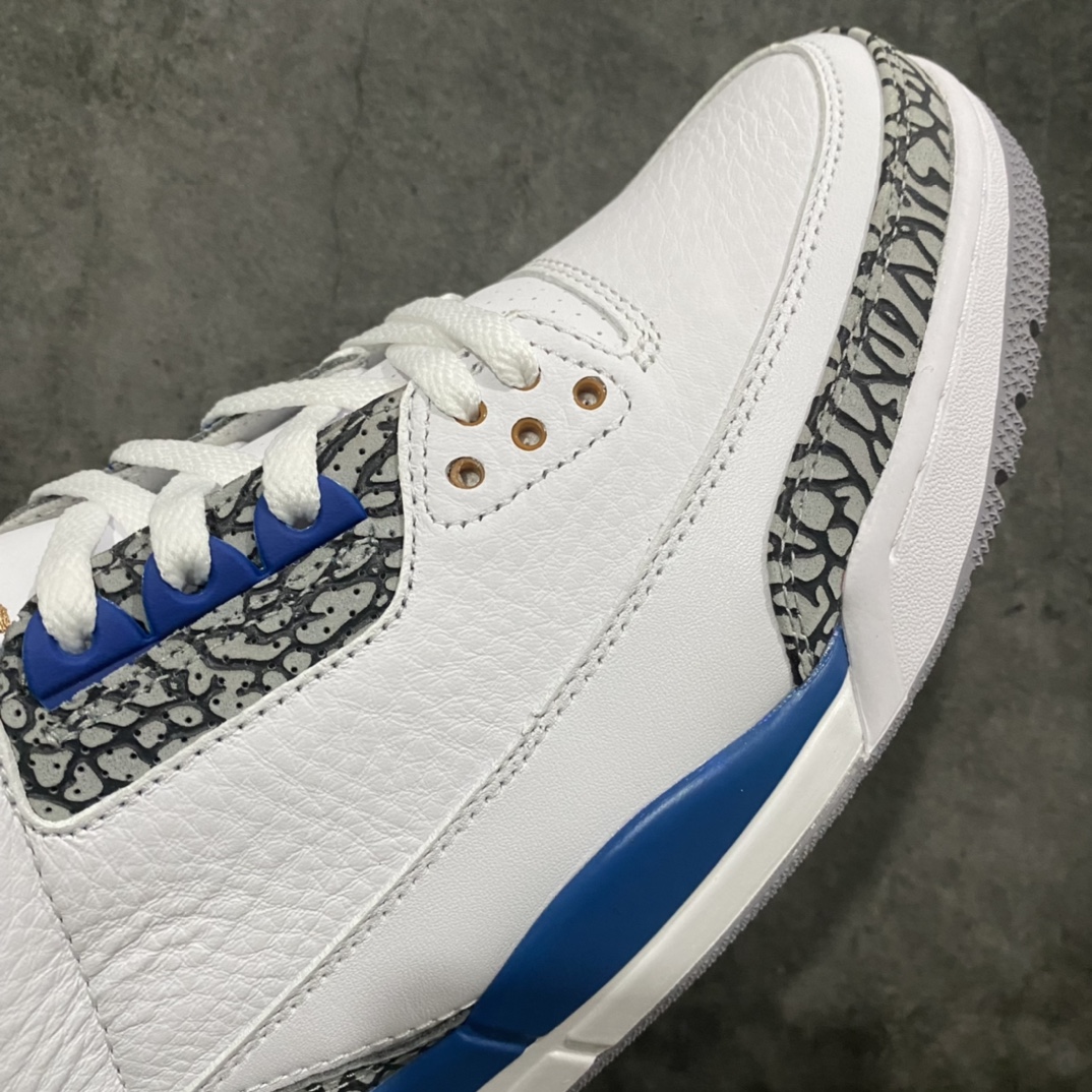 图片[6]-莞产纯原Air Jordan 3 “Wizards”naj3奇才队 白蓝出货！n市面最稳aj3工厂出品，懂得都懂 货号：CT8532-148 尺码：40.5-47.5-莆田鞋批发中心