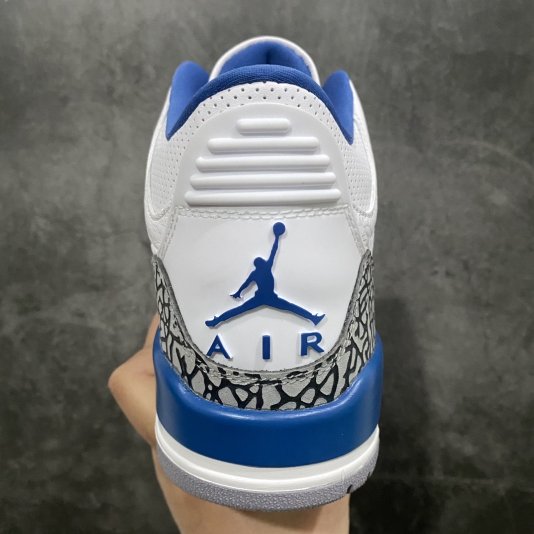 图片[4]-莞产纯原Air Jordan 3 “Wizards”naj3奇才队 白蓝出货！n市面最稳aj3工厂出品，懂得都懂 货号：CT8532-148 尺码：40.5-47.5-莆田鞋批发中心