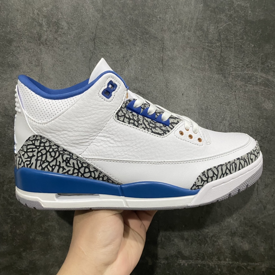 莞产纯原Air Jordan 3 “Wizards”naj3奇才队 白蓝出货！n市面最稳aj3工厂出品，懂得都懂 货号：CT8532-148 尺码：40.5-47.5-莆田鞋批发中心