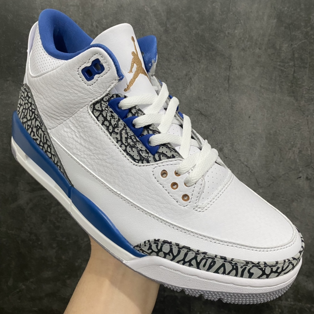 图片[3]-莞产纯原Air Jordan 3 “Wizards”naj3奇才队 白蓝出货！n市面最稳aj3工厂出品，懂得都懂 货号：CT8532-148 尺码：40.5-47.5-莆田鞋批发中心