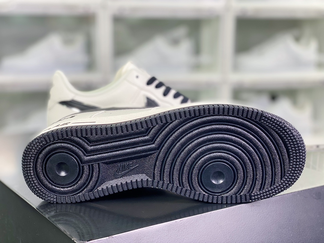 260 Air Force 1’07 Low”White/Silver/Black”空军一号板鞋“皮革白银黑小钩”BM1996-022