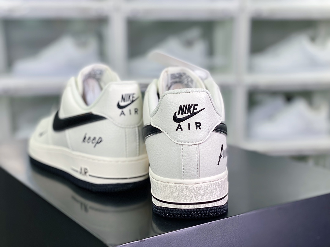 260 Air Force 1’07 Low”White/Silver/Black”空军一号板鞋“皮革白银黑小钩”BM1996-022