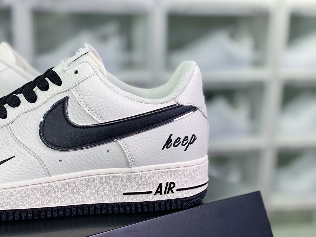 260 Air Force 1’07 Low”White/Silver/Black”空军一号板鞋“皮革白银黑小钩”BM1996-022