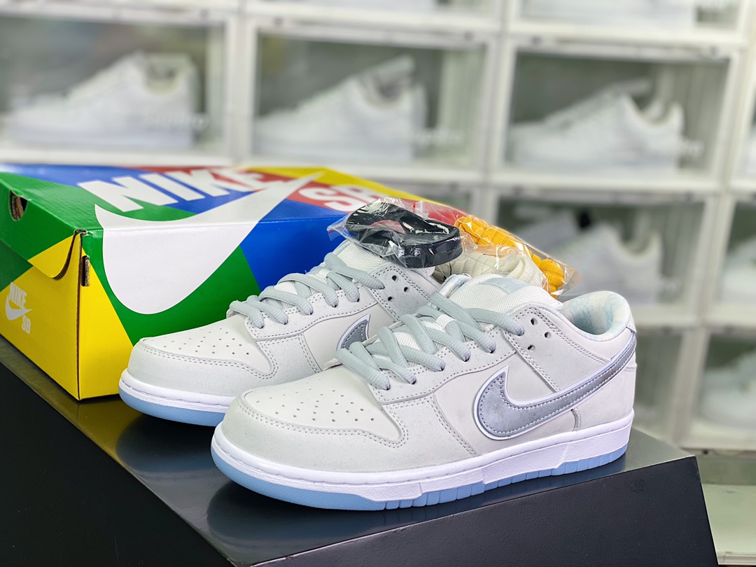 420 Concepts x 【Nike】 SB Dunk Low ”Orange Lobster”扣篮板鞋“灰白龙虾”FD8776-100