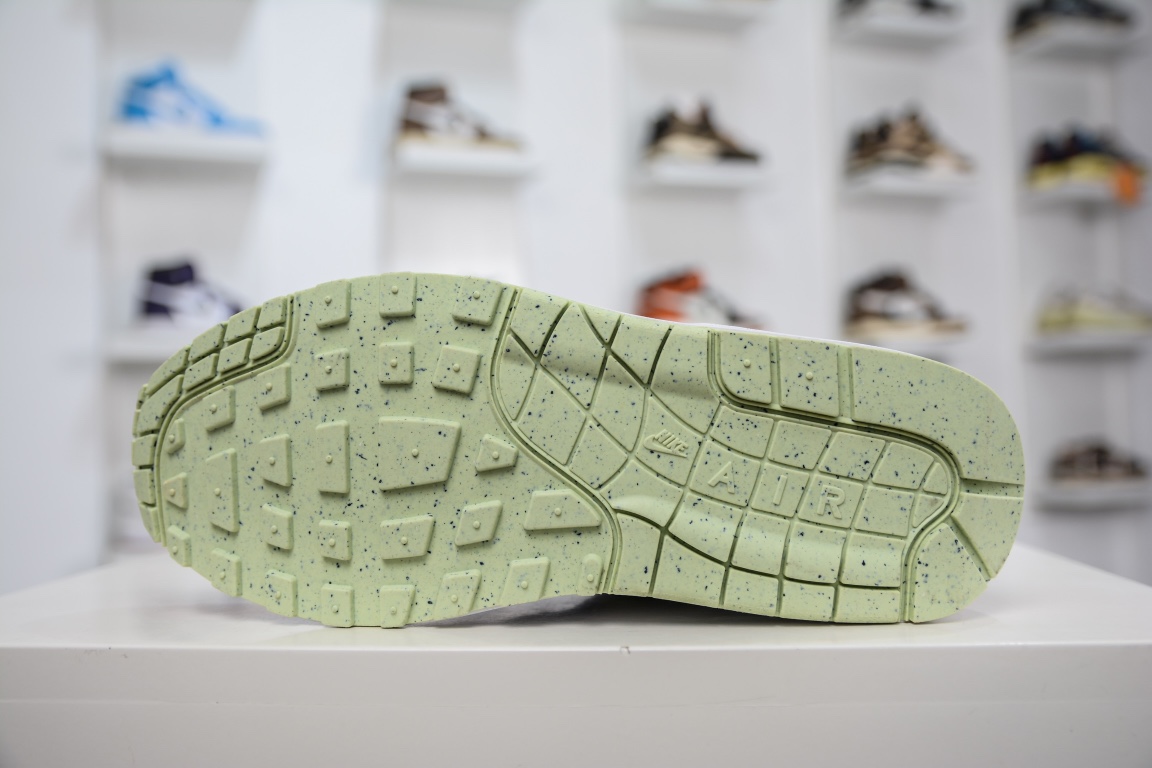 200 Nike Air Max 1 黑棕绿 原纸板原楦头打造DZ0482-001