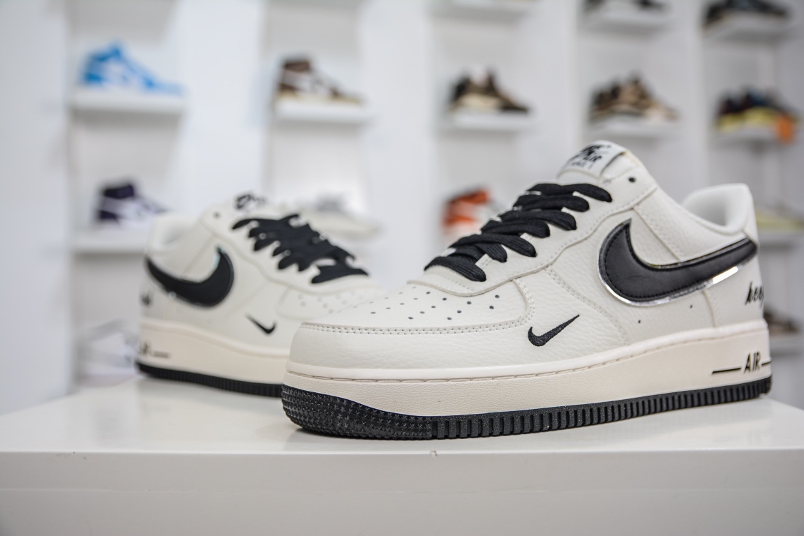 260 Nike Air Force 1'07 Low ”Keep Fresh” 黑银小勾 板鞋 BM1996-022