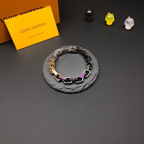 Louis Vuitton Paradise Chain Bracelet, Multicolor Metal, 22cm, M0070M 1 Louis Vuitton Paradise Chain Bracelet, Multicolor Metal, 22cm, M0070M