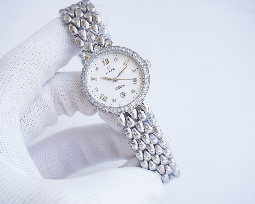 Omega-OMEGA Couple’s Wristwatch: White, Gold, Steel Shells, Quality Assurance. - 图片 2