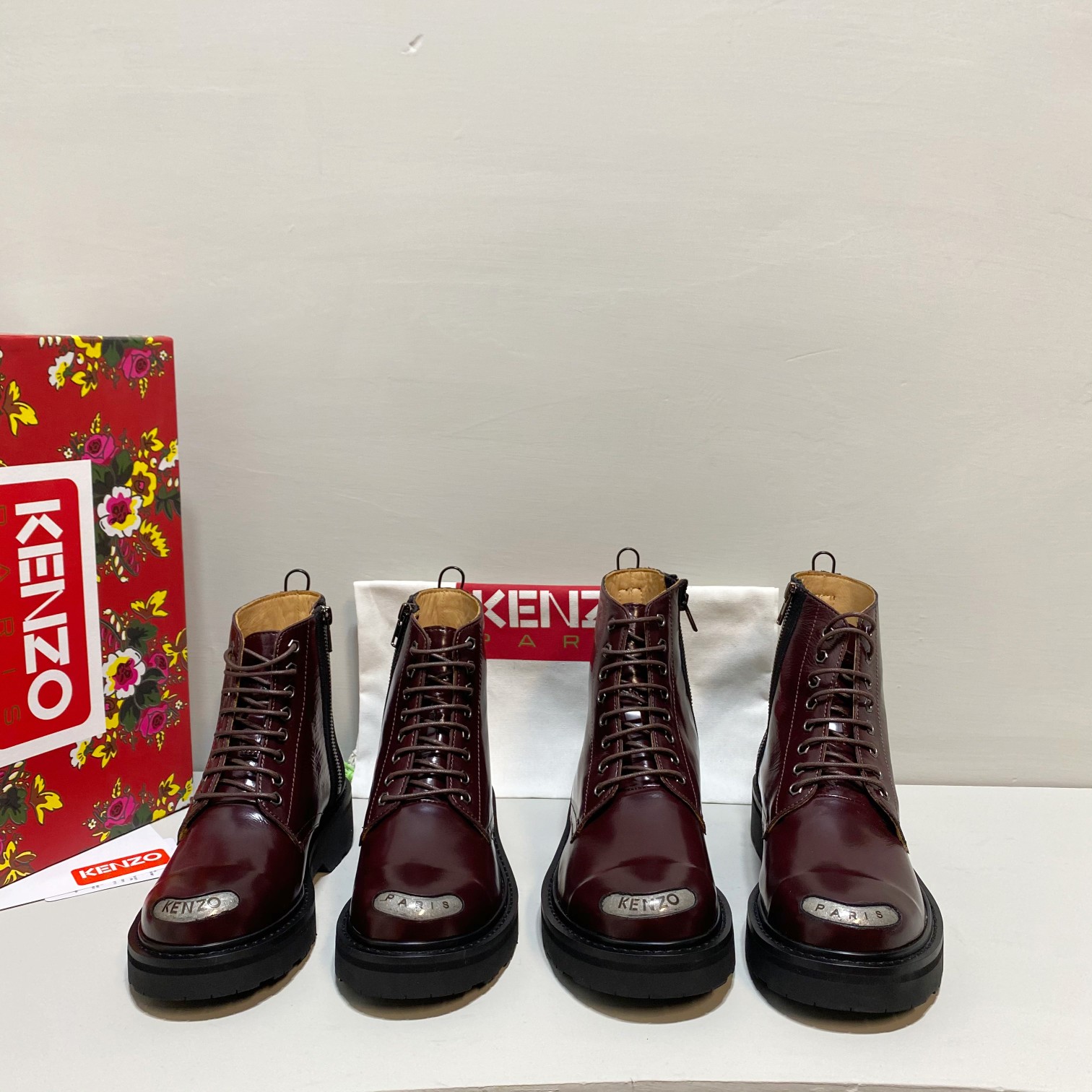 KENZO Deppie Oxford Shoes: Elegant Leather Design with Military Inspiration, $1250 - 图片 1