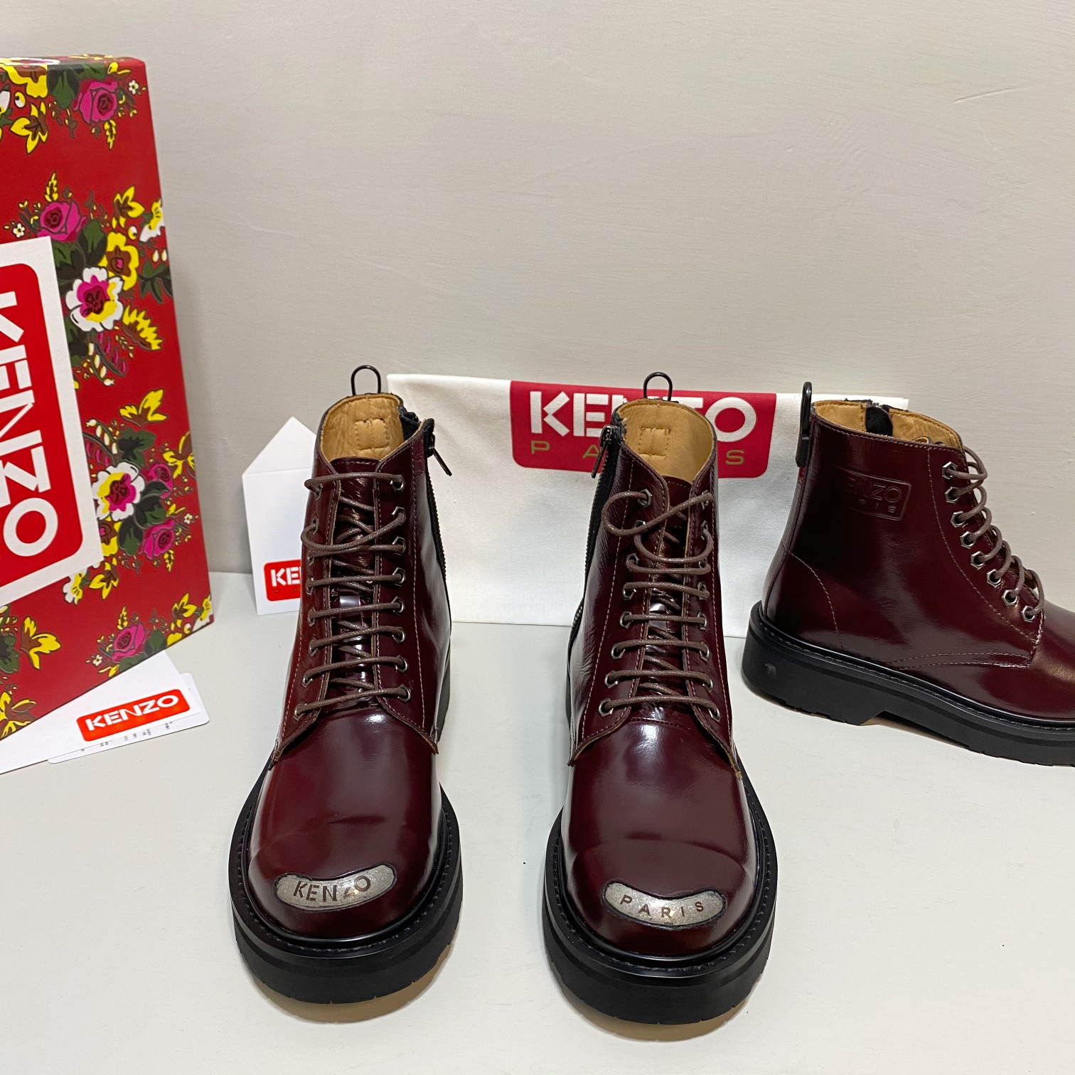 KENZO Deppie Oxford Shoes: Elegant Leather Design with Military Inspiration, $1250 - 图片 2