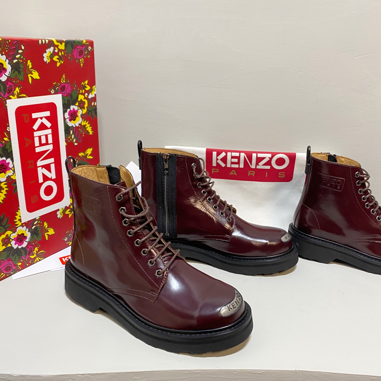 KENZO Deppie Oxford Shoes: Elegant Leather Design with Military Inspiration, $1250 - 图片 3