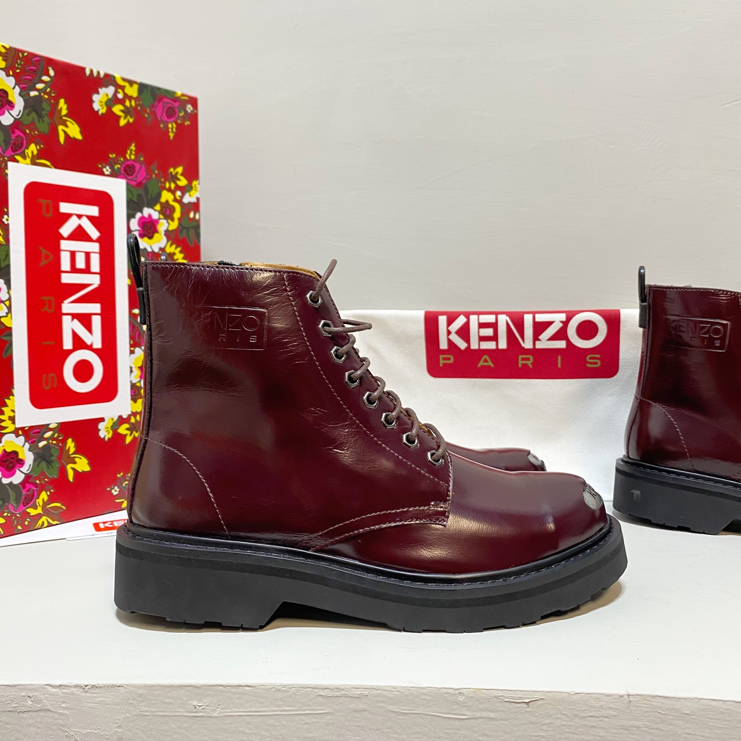KENZO Deppie Oxford Shoes: Elegant Leather Design with Military Inspiration, $1250 - 图片 4