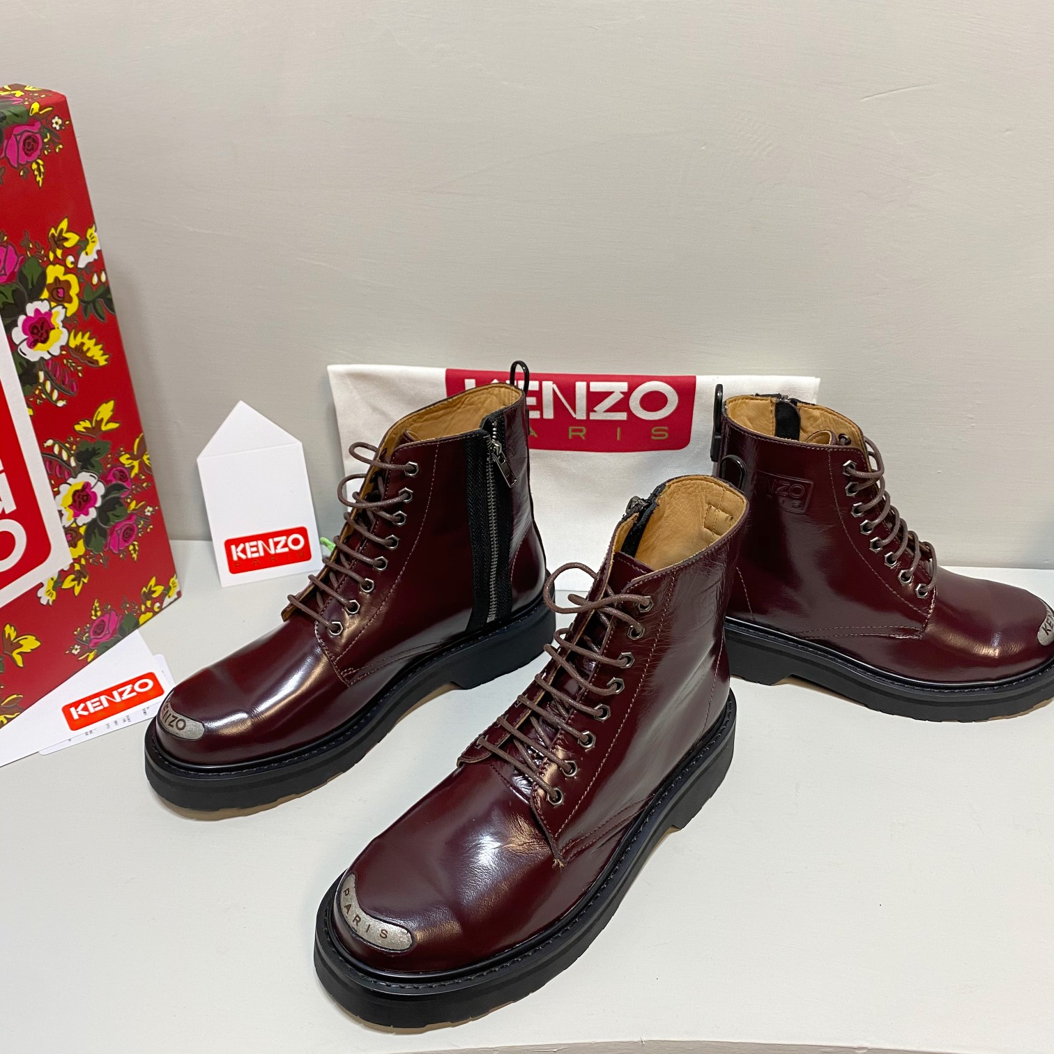 KENZO Deppie Oxford Shoes: Elegant Leather Design with Military Inspiration, $1250 - 图片 5