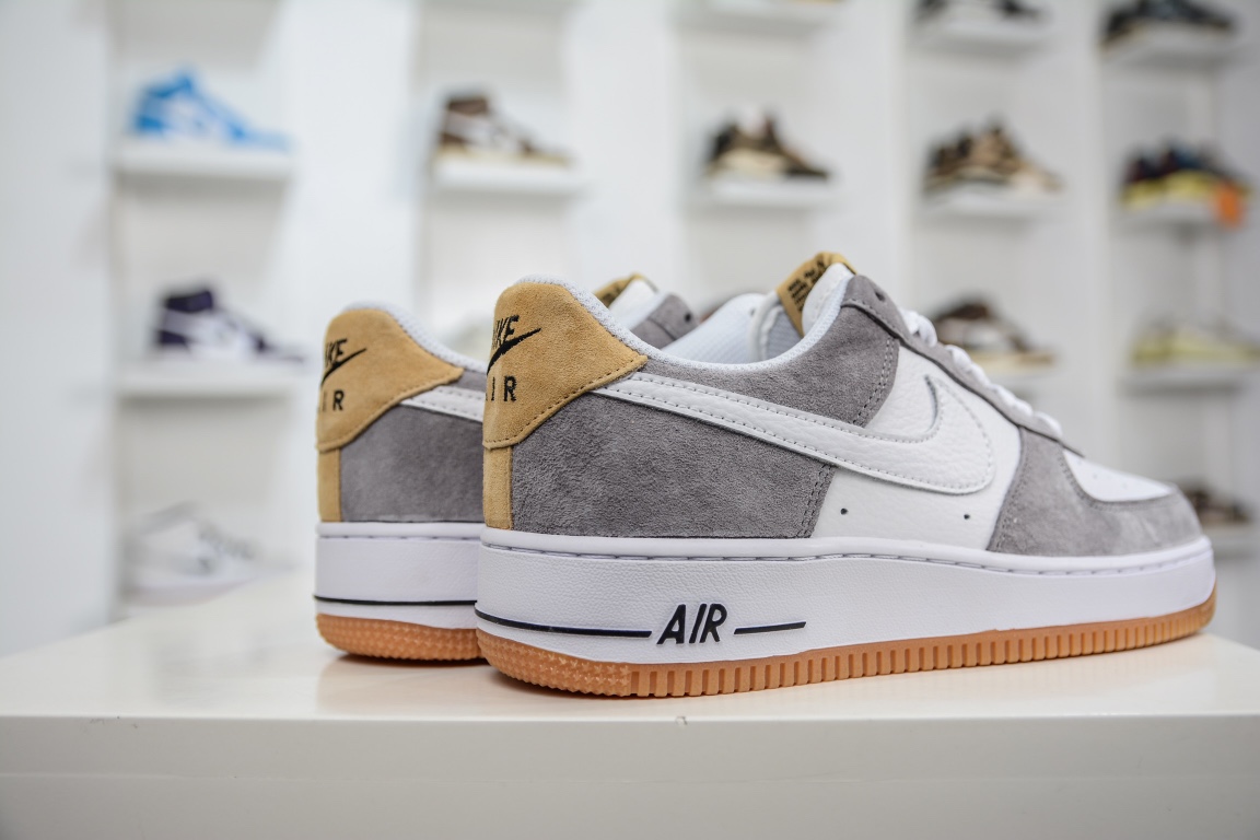 Air Force 1 '07 Low White Gray Raw Rubber DE0099-005