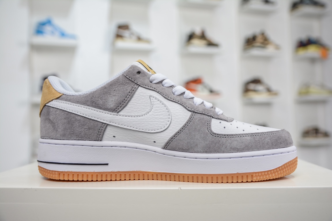 Air Force 1 '07 Low White Gray Raw Rubber DE0099-005