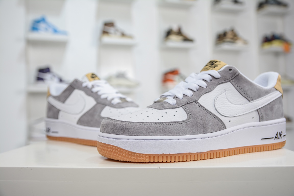 Air Force 1 '07 Low White Gray Raw Rubber DE0099-005