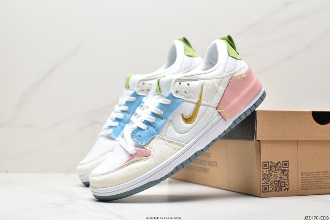 140 Nike Dunk Low Disrupt 2 灰白色 内侧的 Nike Swoosh DH4402-101