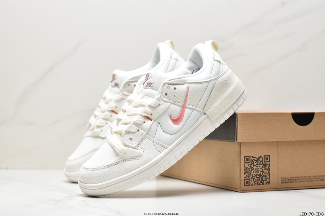 140 Nike Dunk Low Disrupt 2 灰白色 内侧的 Nike Swoosh DH4402-101